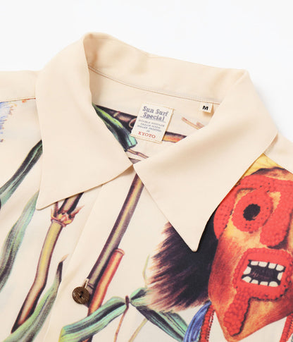 SS39481 / SUN SURF SPECIAL EDITION HAWAIIAN SHIRT “BATTLE MASK”