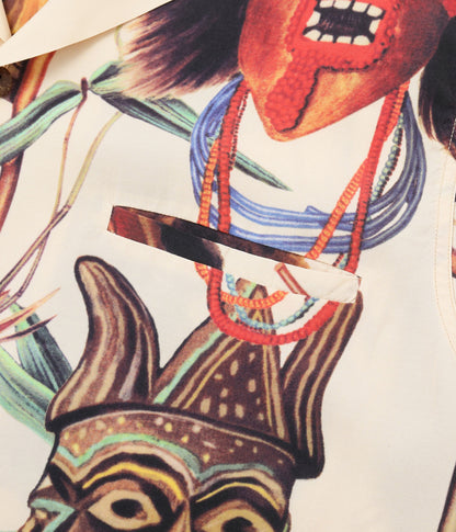SS39481 / SUN SURF SPECIAL EDITION HAWAIIAN SHIRT “BATTLE MASK”