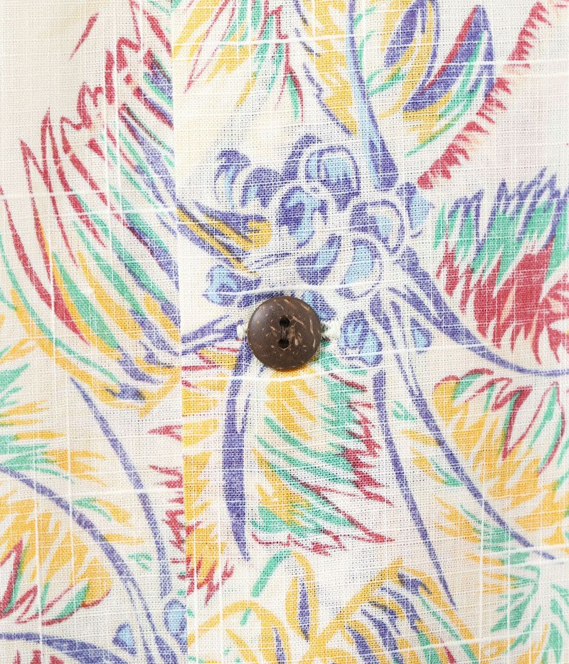 SS39503 / SUNSURF COTTON × LINEN SLUBYARN OPEN SHIRT “COCO PALMS”