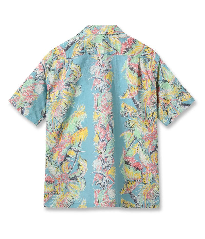 SS39503 / SUNSURF COTTON × LINEN SLUBYARN OPEN SHIRT “COCO PALMS”