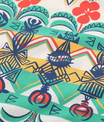 SS39504 / SUNSURF COTTON BROAD OPEN SHIRT “TROPICAL WOODCUT”