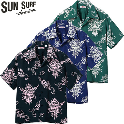 SS39611 / SUNSURF RAYON HAWAIIAN SHIRT “INCARNATION OF GOD”