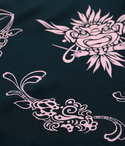 SS39611 / SUNSURF RAYON HAWAIIAN SHIRT “INCARNATION OF GOD”