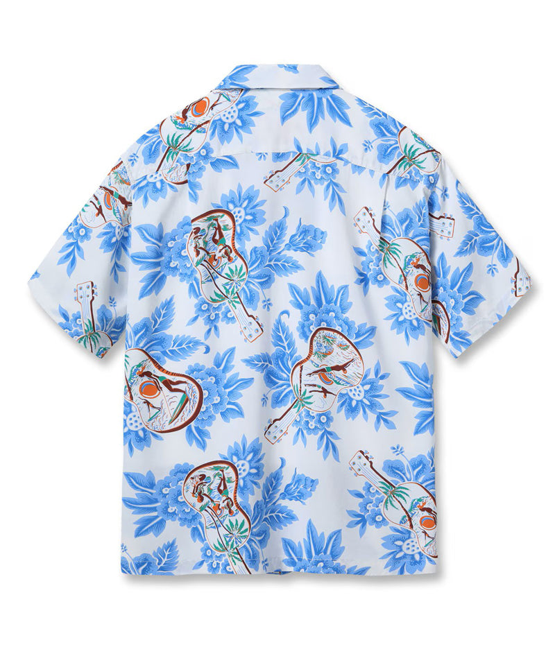 SS39613 / SUNSURF RAYON HAWAIIAN SHIRT “UKULELE MELODY”