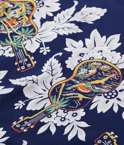 SS39613 / SUNSURF RAYON HAWAIIAN SHIRT “UKULELE MELODY”