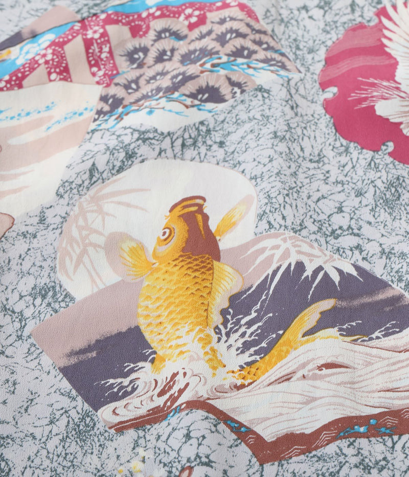 SS39614 / SUNSURF RAYON HAWAIIAN SHIRT “JAPANESE QUAINT DESIGN