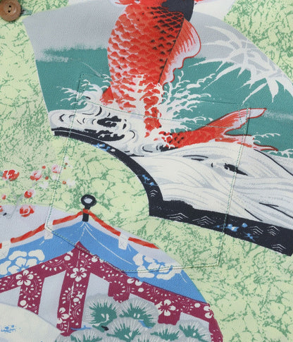 SS39614 / SUNSURF RAYON HAWAIIAN SHIRT “JAPANESE QUAINT DESIGN”