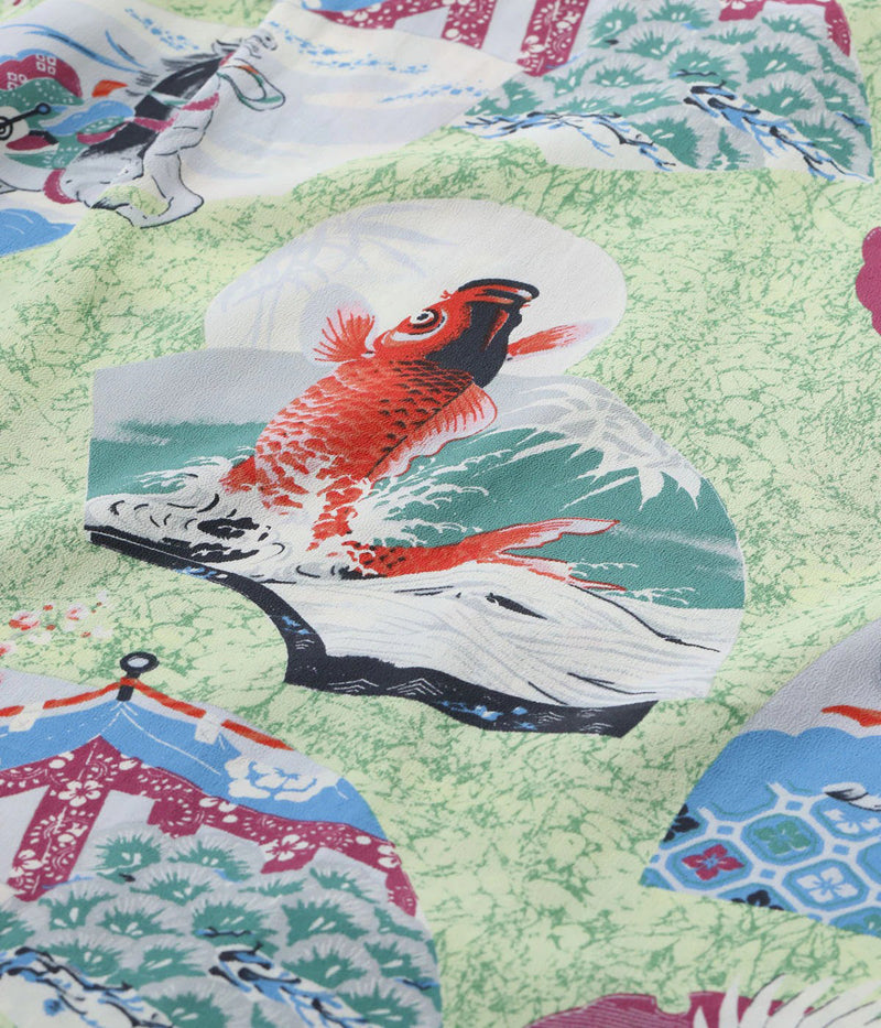 SS39614 / SUNSURF RAYON HAWAIIAN SHIRT “JAPANESE QUAINT DESIGN”