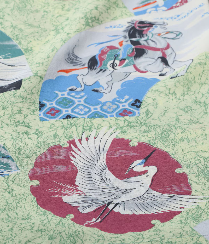 SS39614 / SUNSURF RAYON HAWAIIAN SHIRT “JAPANESE QUAINT DESIGN”