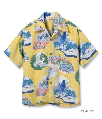 SS39614 / SUNSURF RAYON HAWAIIAN SHIRT “JAPANESE QUAINT DESIGN”
