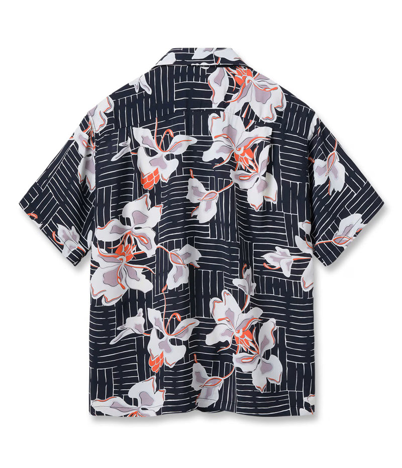 SS39615 / SUNSURF RAYON HAWAIIAN SHIRT “WHITE GINGER”