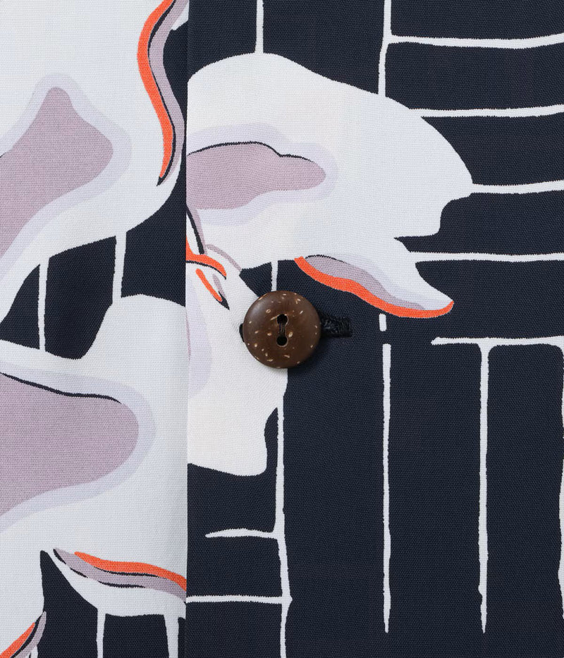 SS39615 / SUNSURF RAYON HAWAIIAN SHIRT “WHITE GINGER”