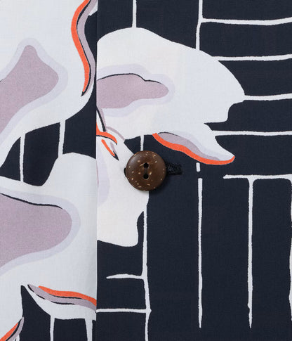 SS39615 / SUNSURF RAYON HAWAIIAN SHIRT “WHITE GINGER”