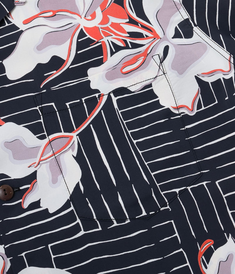 SS39615 / SUNSURF RAYON HAWAIIAN SHIRT “WHITE GINGER”