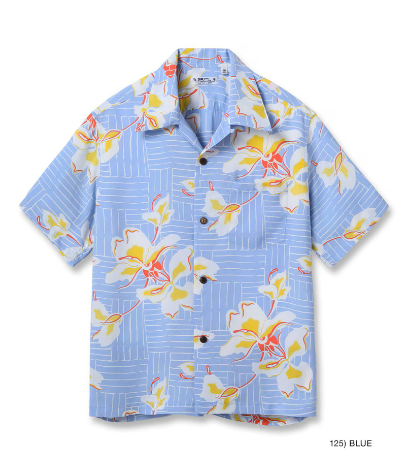 SS39615 / SUNSURF RAYON HAWAIIAN SHIRT “WHITE GINGER”