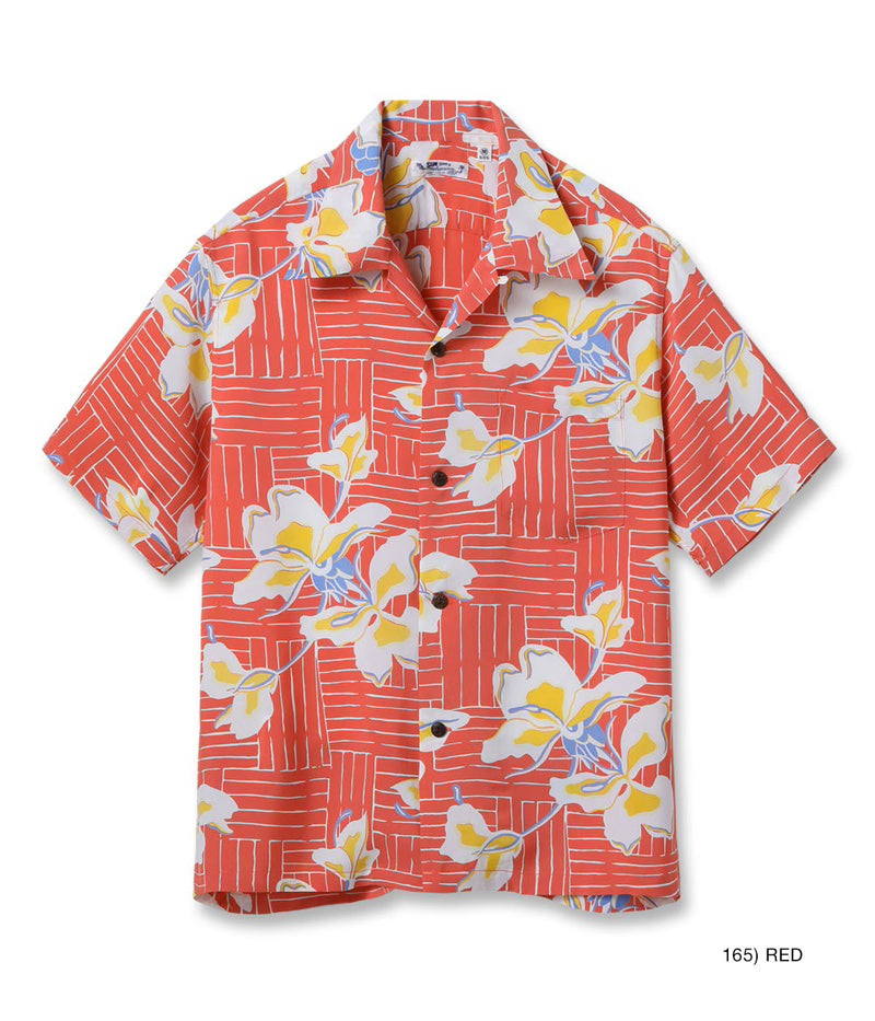 SS39615 / SUNSURF RAYON HAWAIIAN SHIRT “WHITE GINGER” – Klaxon