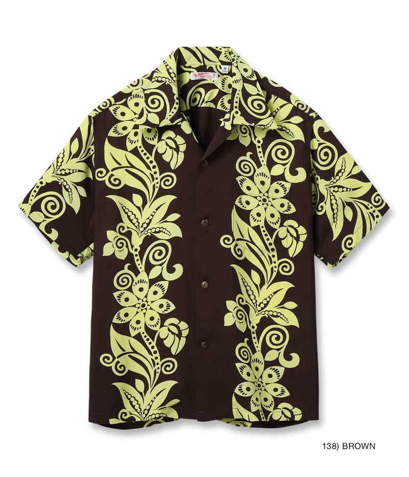 SS39616 / SUNSURF RAYON HAWAIIAN SHIRT “PICTOGRAPH FLOWER”