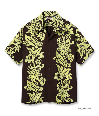 SS39616 / SUNSURF RAYON HAWAIIAN SHIRT “PICTOGRAPH FLOWER”