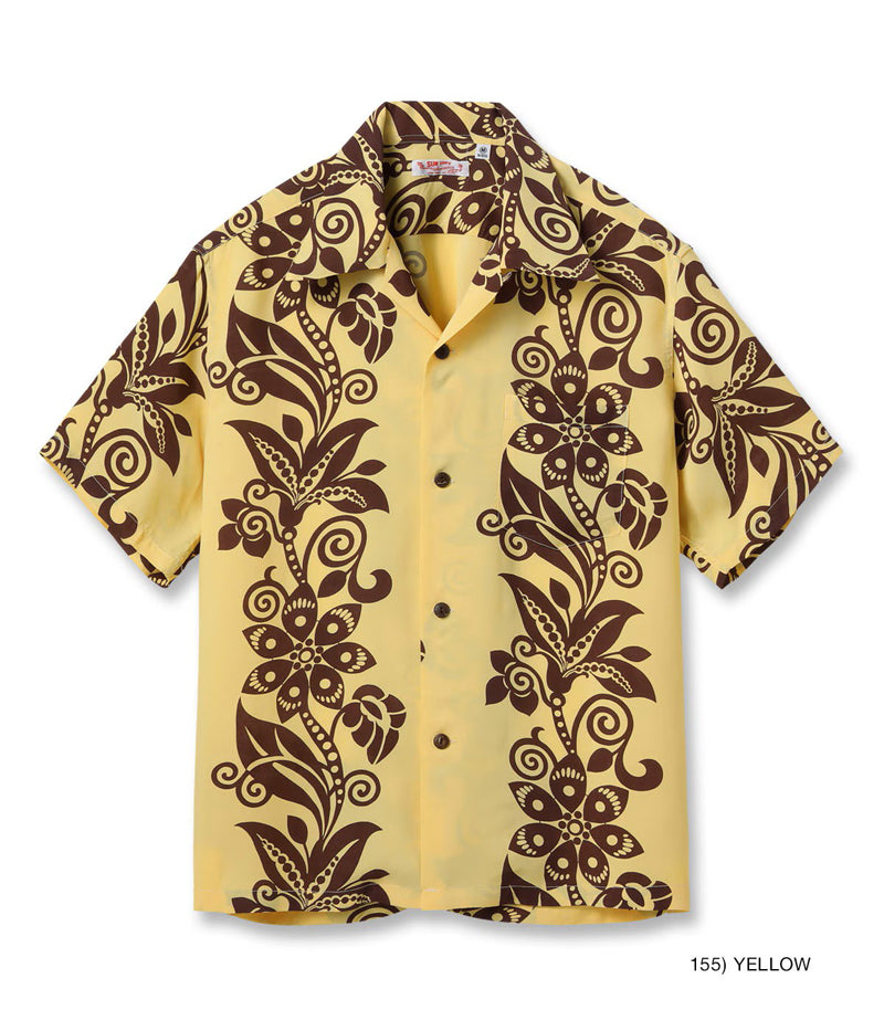 SS39616 / SUNSURF RAYON HAWAIIAN SHIRT “PICTOGRAPH FLOWER”