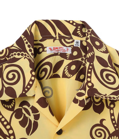 SS39616 / SUNSURF RAYON HAWAIIAN SHIRT “PICTOGRAPH FLOWER”