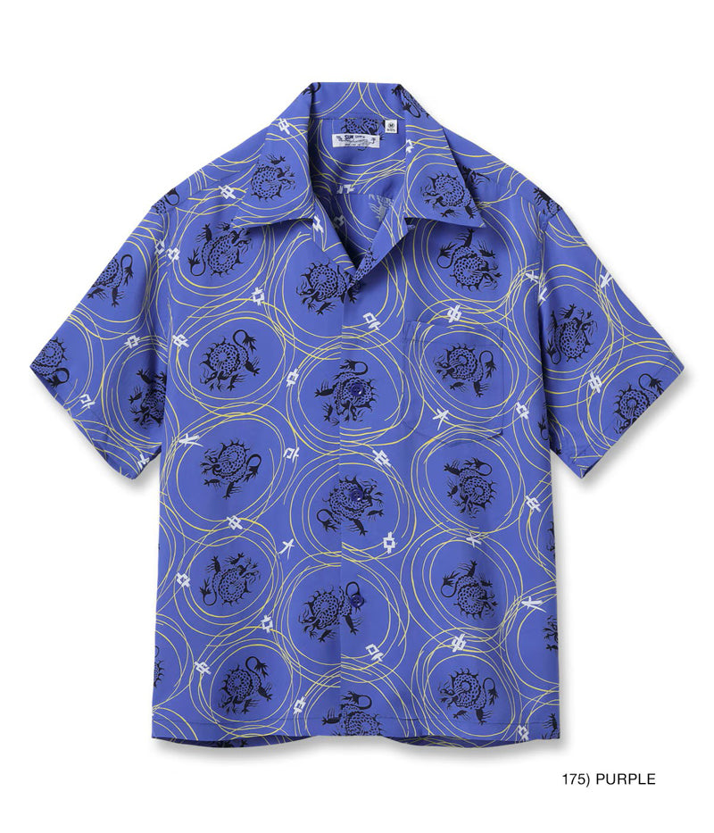 SS39617 / SUNSURF RAYON HAWAIIAN SHIRT “DRAGON GRID” – Klaxon SS39617 / SUNSURF RAYON HAWAIIAN SHIRT “DRAGON GRID” – Klaxon