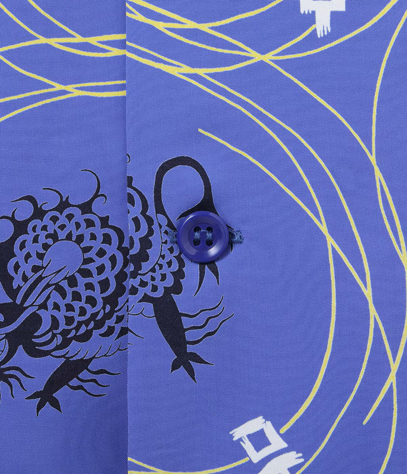 SS39617 / SUNSURF RAYON HAWAIIAN SHIRT “DRAGON GRID” – Klaxon