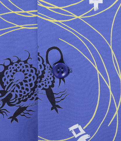 SS39617 / SUNSURF RAYON HAWAIIAN SHIRT “DRAGON GRID”