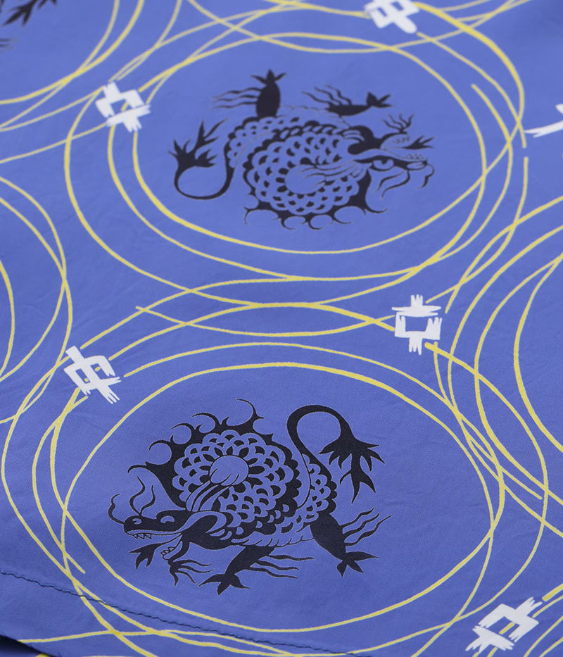 SS39617 / SUNSURF RAYON HAWAIIAN SHIRT “DRAGON GRID”