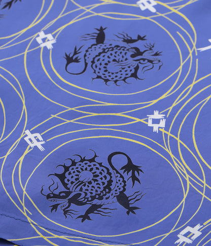 SS39617 / SUNSURF RAYON HAWAIIAN SHIRT “DRAGON GRID”