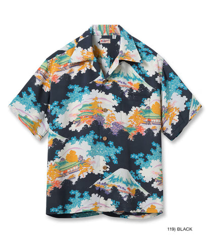 SS39618 / SUNSURF RAYON HAWAIIAN SHIRT “ANCIENT CAPITAL”