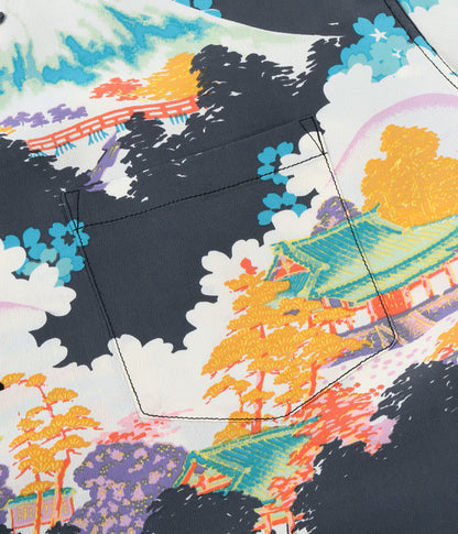 SS39618 / SUNSURF RAYON HAWAIIAN SHIRT “ANCIENT CAPITAL”