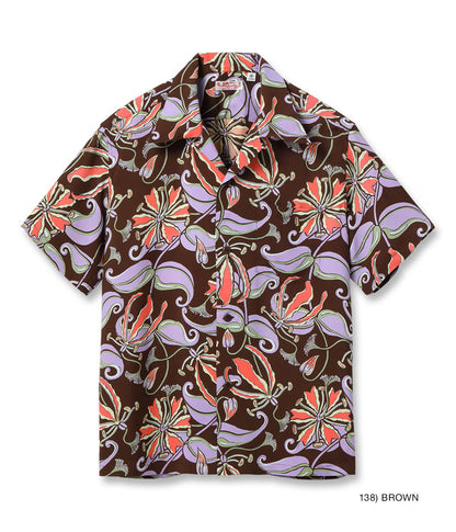 SS39619 / SUNSURF RAYON HAWAIIAN SHIRT “SPIDER LILY”