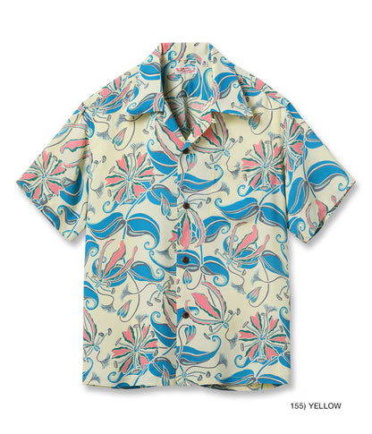 SS39619 / SUNSURF RAYON HAWAIIAN SHIRT “SPIDER LILY”
