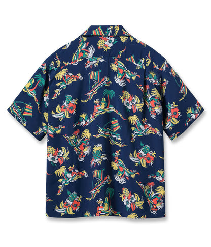 SS39620 / SUNSURF RAYON HAWAIIAN SHIRT “ISLAND TRIP”