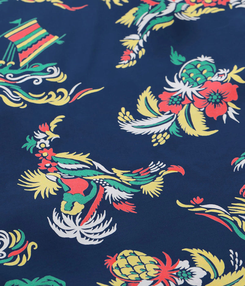 SS39620 / SUNSURF RAYON HAWAIIAN SHIRT “ISLAND TRIP”