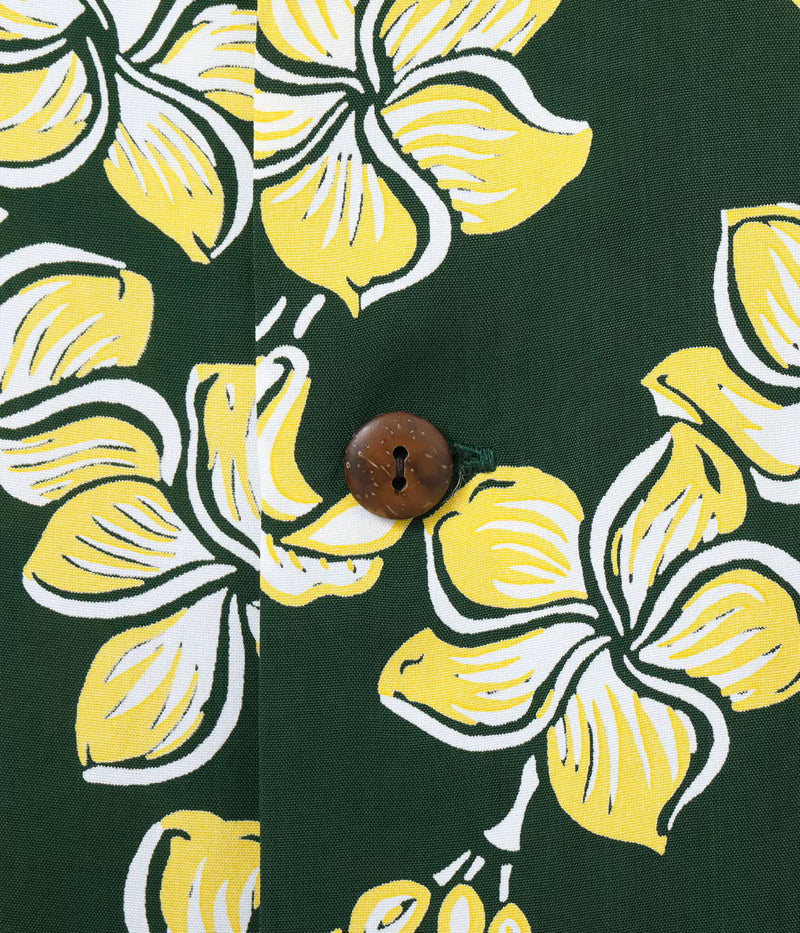 SS39621 / SUNSURF RAYON HAWAIIAN SHIRT “PLUMERIA BLOSSOMS”