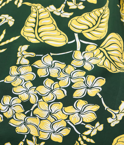 SS39621 / SUNSURF RAYON HAWAIIAN SHIRT “PLUMERIA BLOSSOMS”