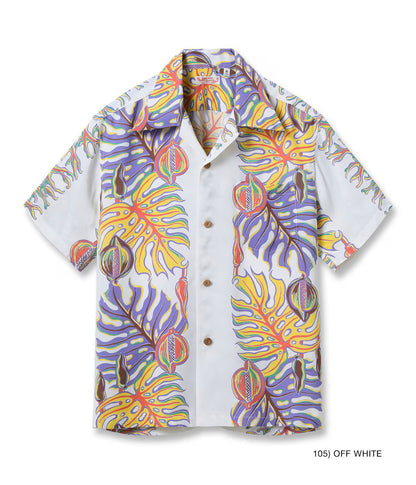 SS39622 / SUNSURF RAYON HAWAIIAN SHIRT “MONSTERA BORDER”