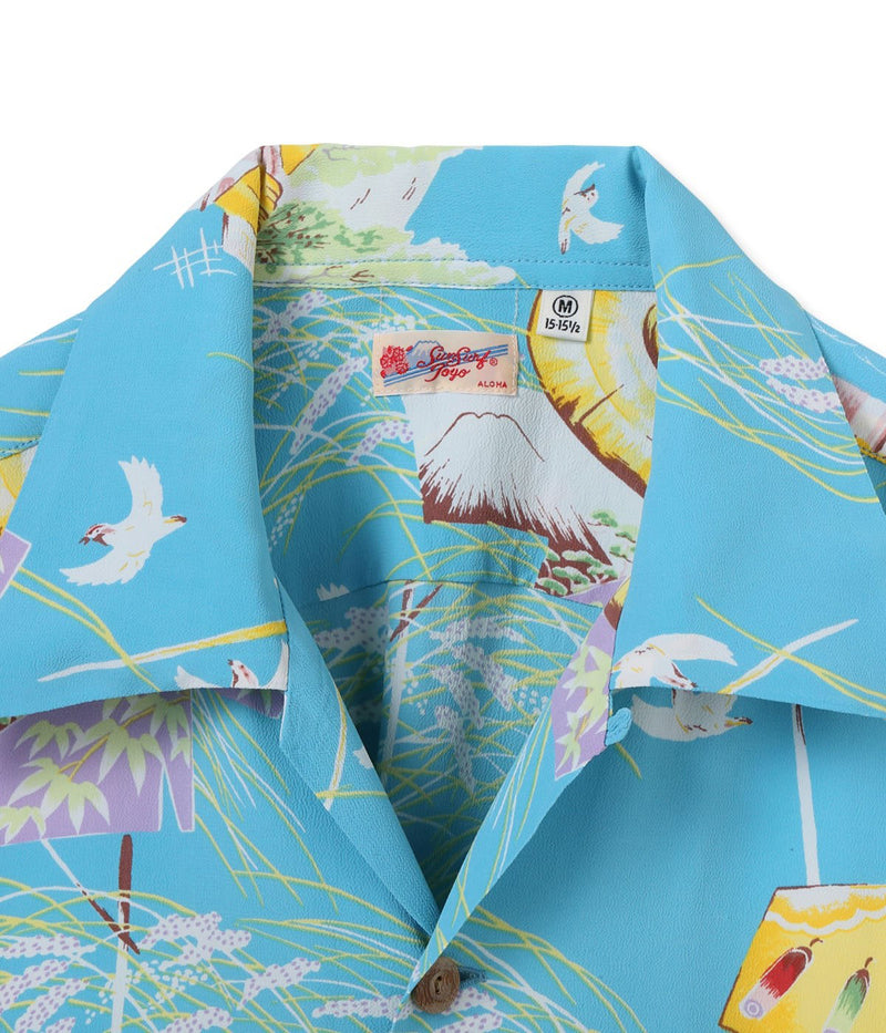 SS39623 / SUNSURF RAYON HAWAIIAN SHIRT “SCARECROW” – Klaxon