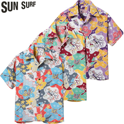 SS39624 / SUNSURF RAYON HAWAIIAN SHIRT “PARADISE HULA”
