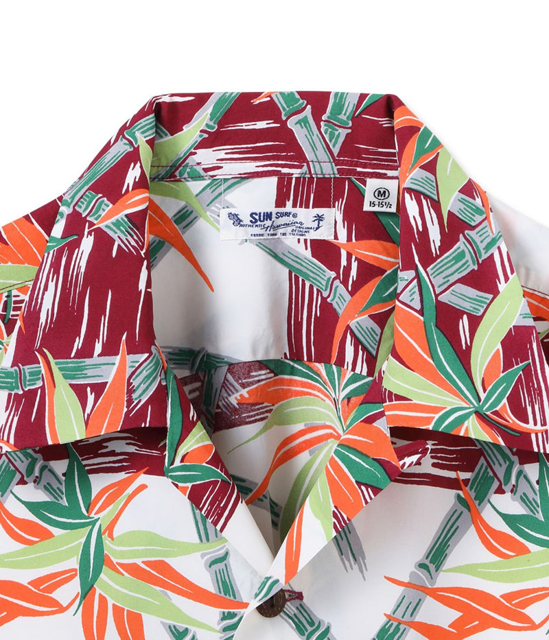 SS39625 / SUNSURF RAYON HAWAIIAN SHIRT “BAMBOO GRASSLANDS”