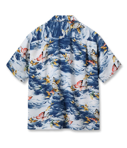 SS39627 / SUNSURF RAYON HAWAIIAN SHIRT “BUTTERFLY SPLASH”
