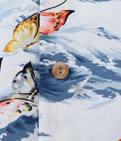 SS39627 / SUNSURF RAYON HAWAIIAN SHIRT “BUTTERFLY SPLASH”