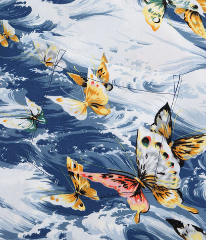 SS39627 / SUNSURF RAYON HAWAIIAN SHIRT “BUTTERFLY SPLASH”