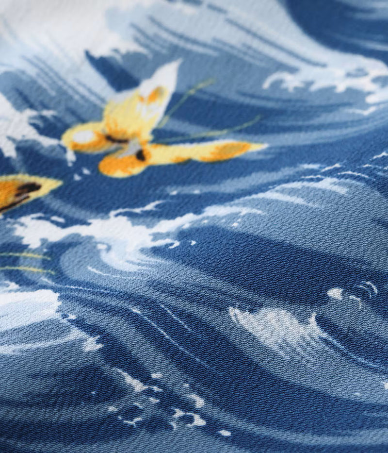 SS39627 / SUNSURF RAYON HAWAIIAN SHIRT “BUTTERFLY SPLASH”