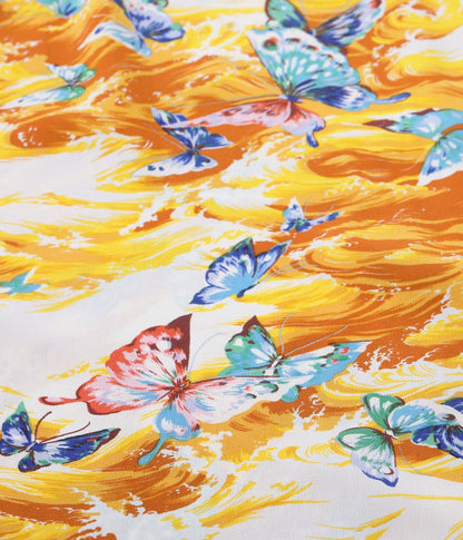 SS39627 / SUNSURF RAYON HAWAIIAN SHIRT “BUTTERFLY SPLASH”