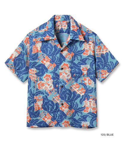 SS39628 / SUNSURF RAYON HAWAIIAN SHIRT “FUN ISLAND”