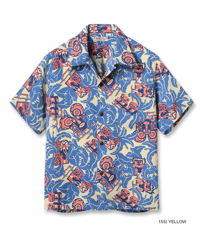 SS39628 / SUNSURF RAYON HAWAIIAN SHIRT “FUN ISLAND”