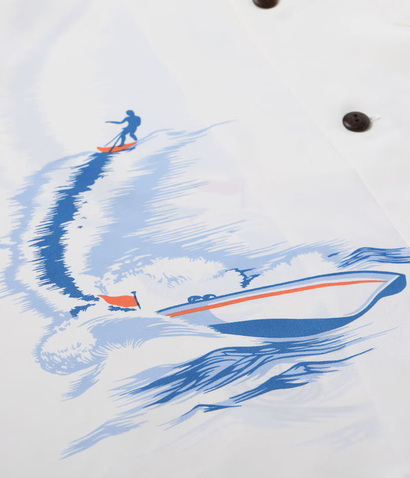 SS39630 / SUNSURF RAYON HAWAIIAN SHIRT “WATER SKIING”