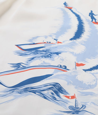 SS39630 / SUNSURF RAYON HAWAIIAN SHIRT “WATER SKIING”